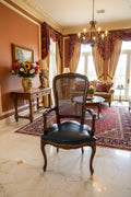 Italian leather armchair