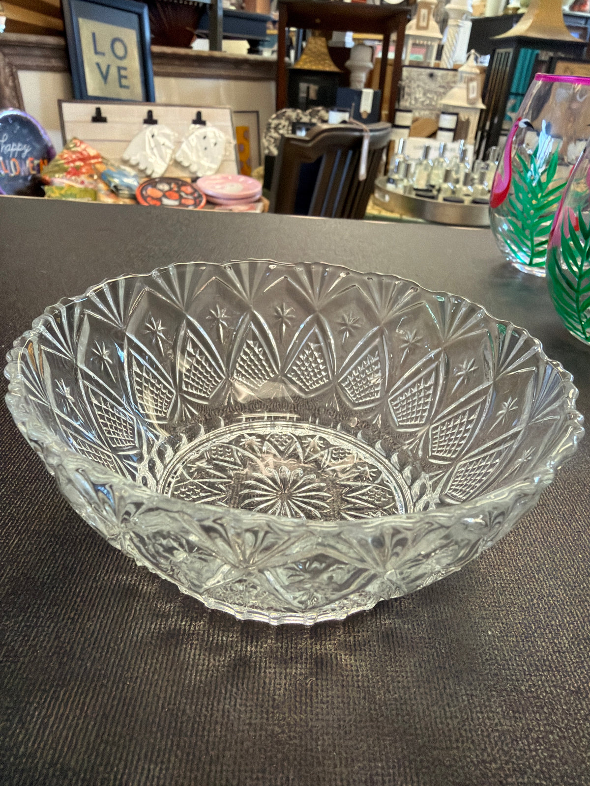 Vintage crystal bowl