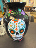 Sugar Skull Vase