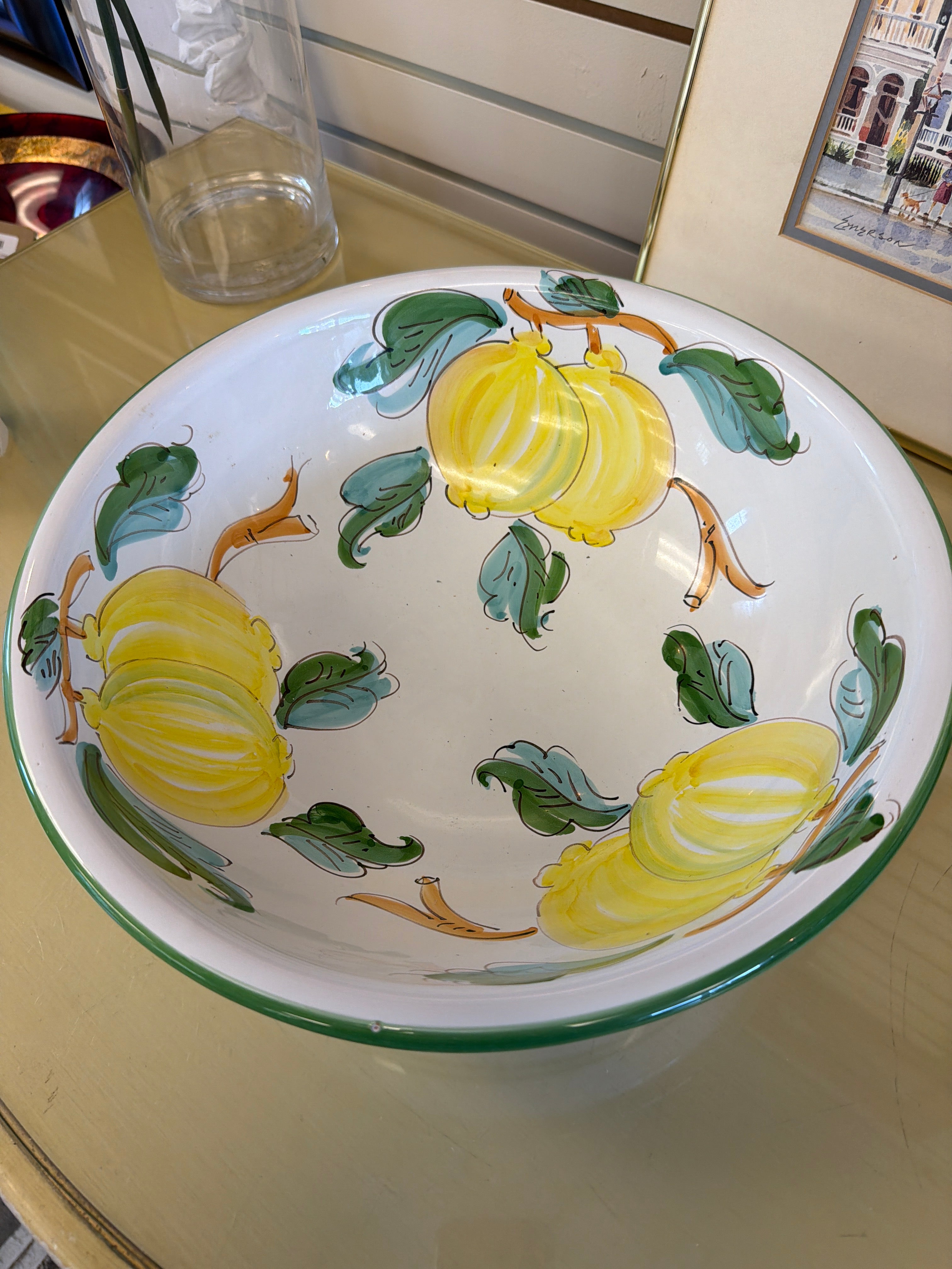 Vintage Italian Majolica Bowl
