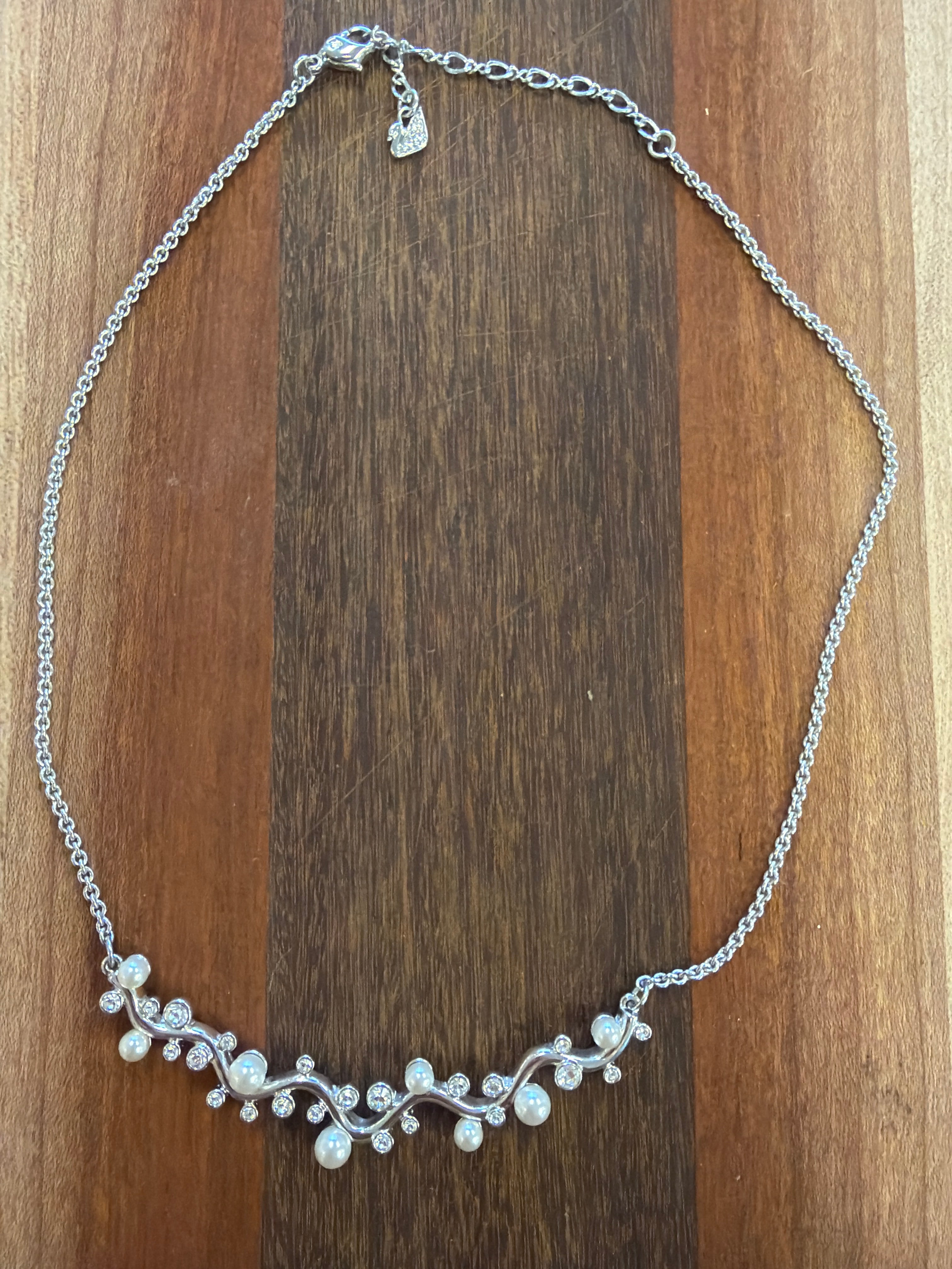Swarovski Crystal and Pearl necklace