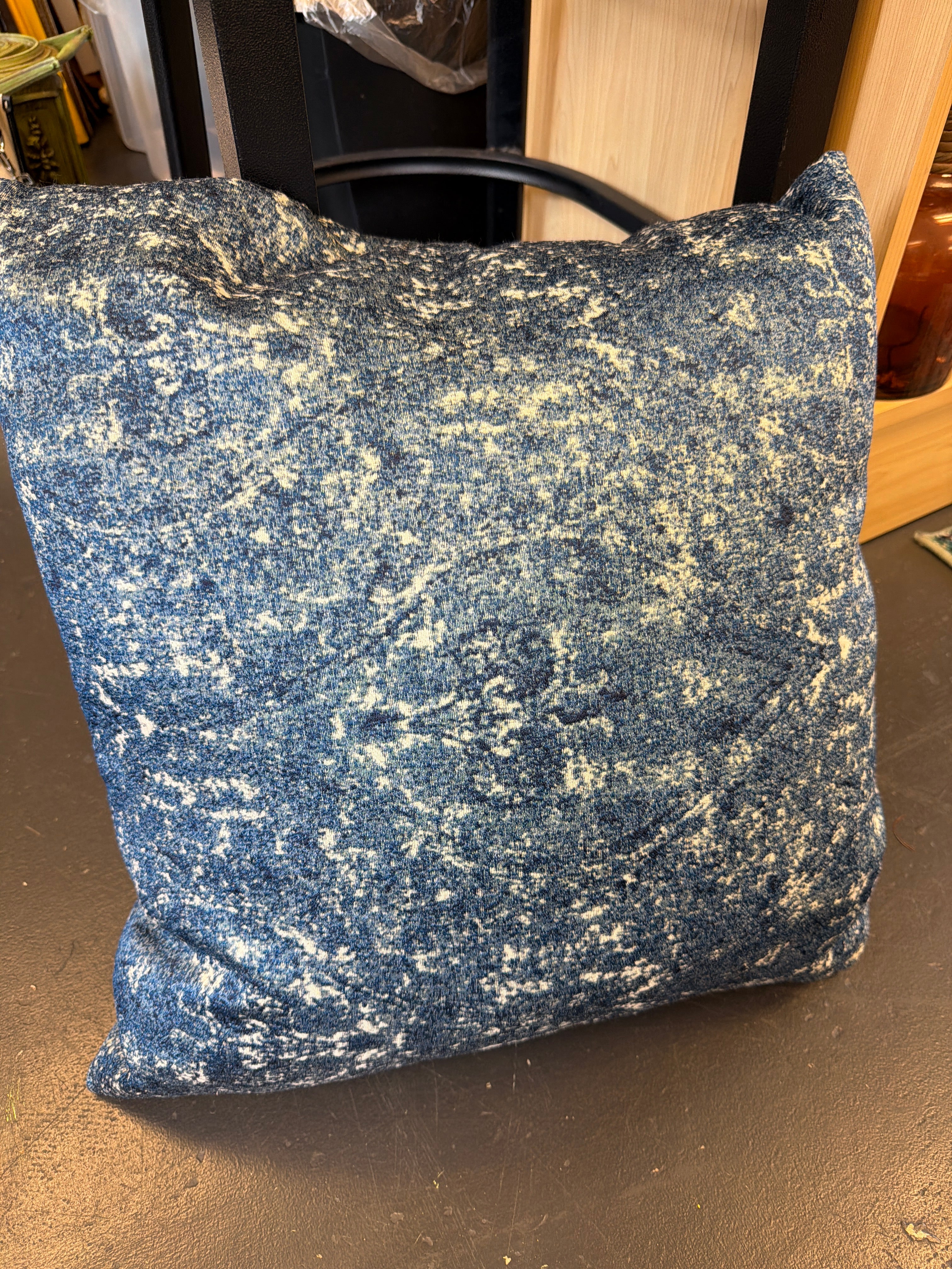Blue pillow