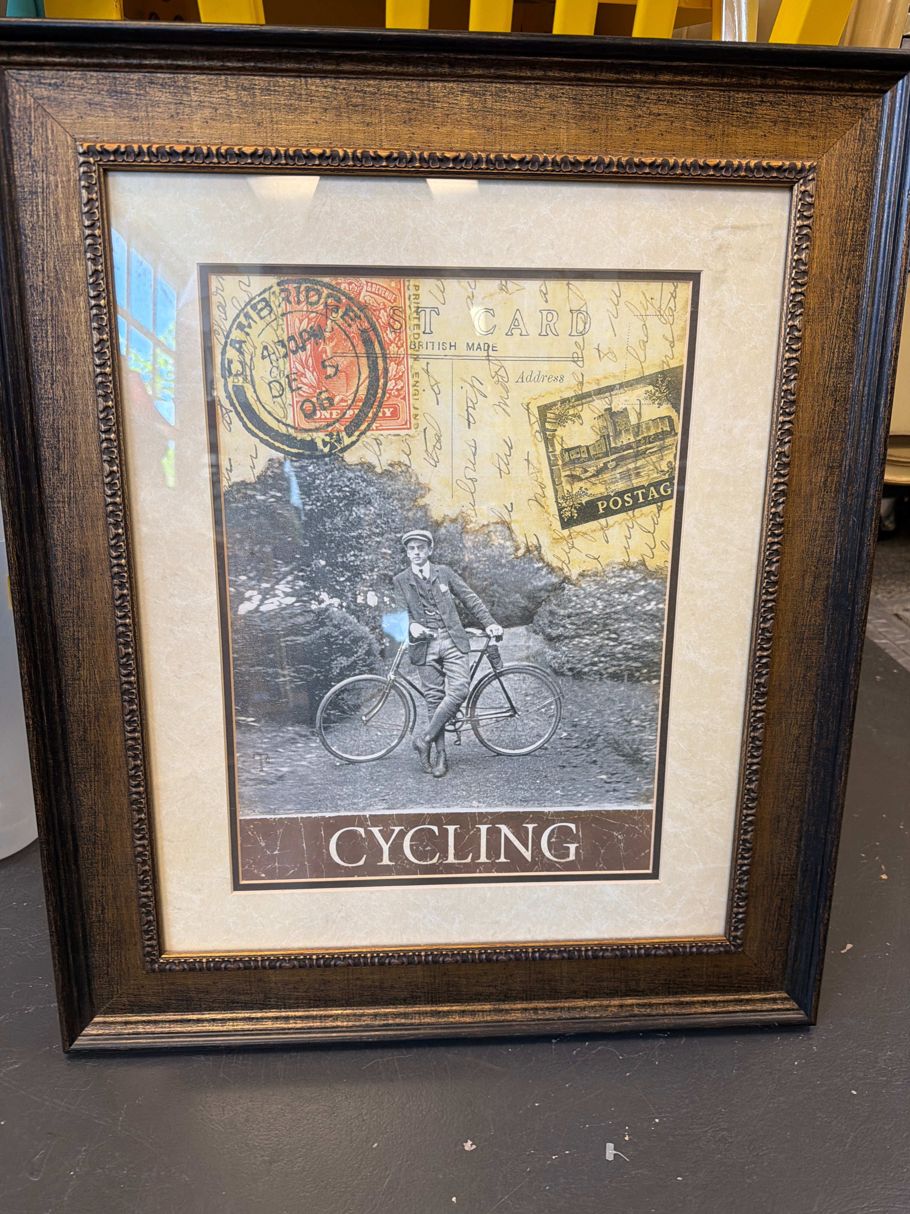 Vintage Cycling Postcard