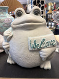 Frog Welcome Statue