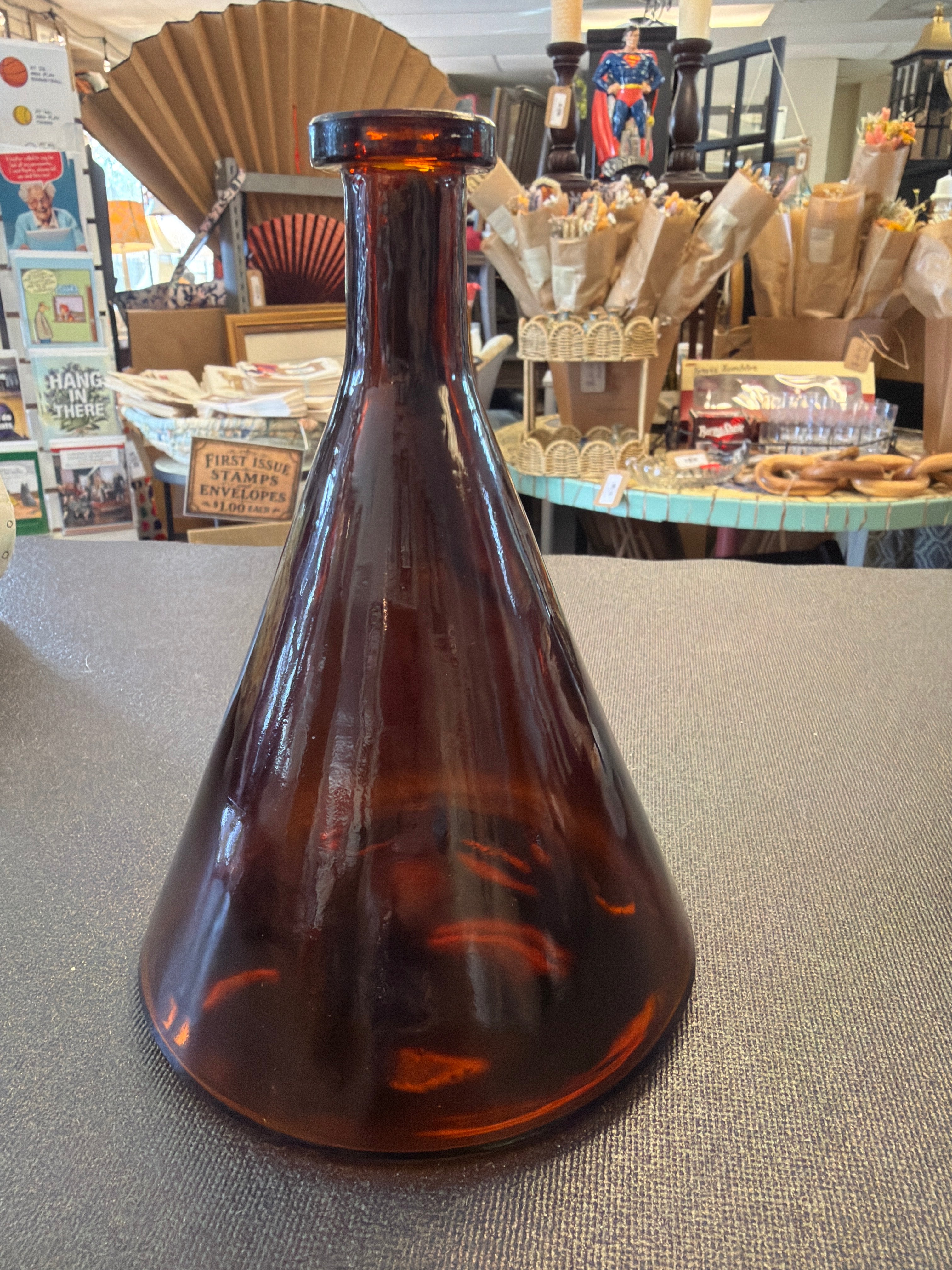 Dark Amber Apothecary Bottle
