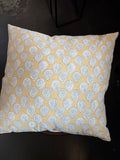Yellow Paisley Pillow