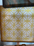 Yellow Geometric Canvas