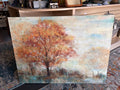 Gold/bronze tree canvas