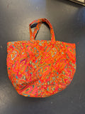 Orange beach bag