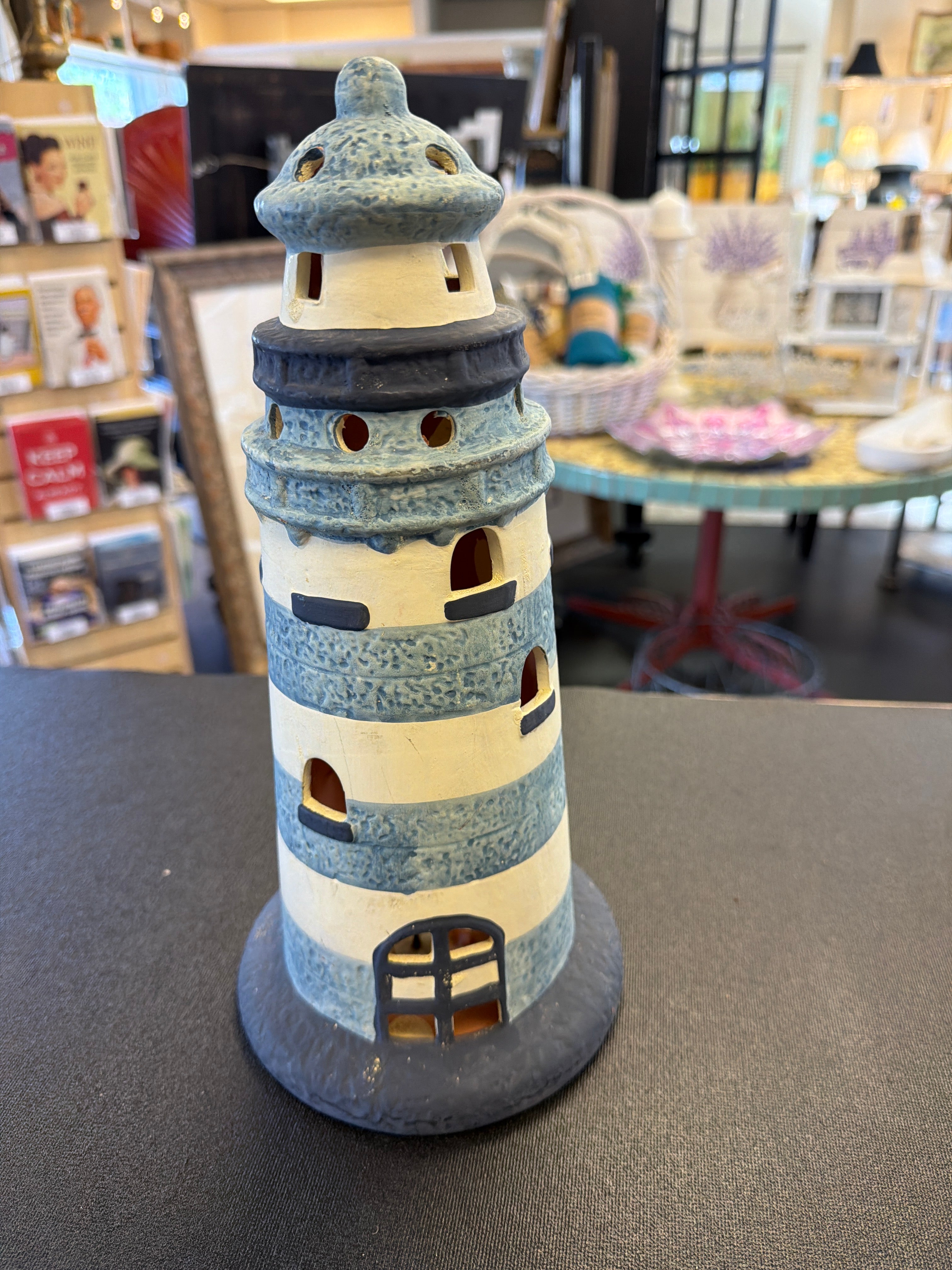 Lighthouse candle holder
