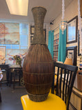 Bamboo floor vase