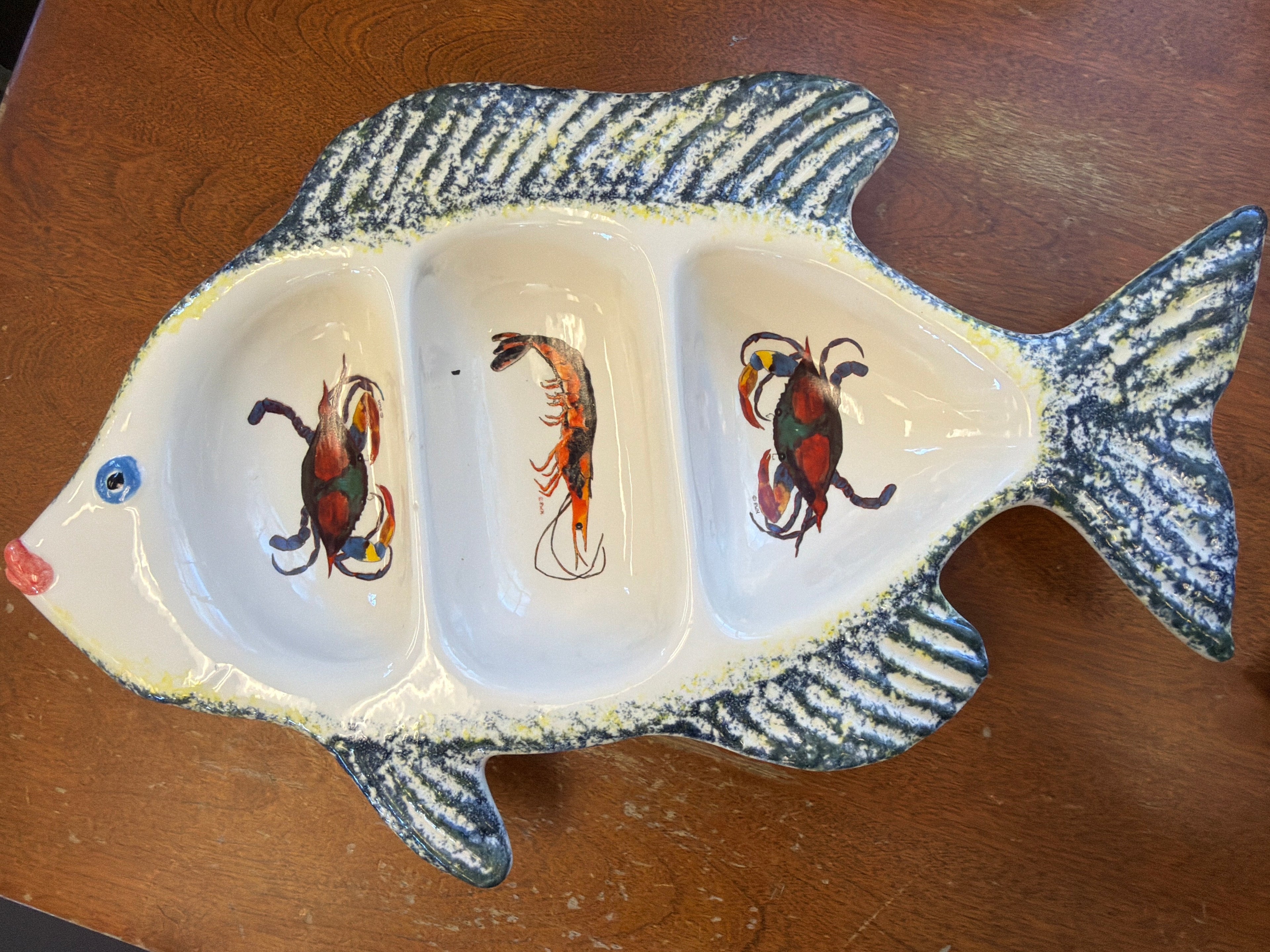 Italian style fish plate