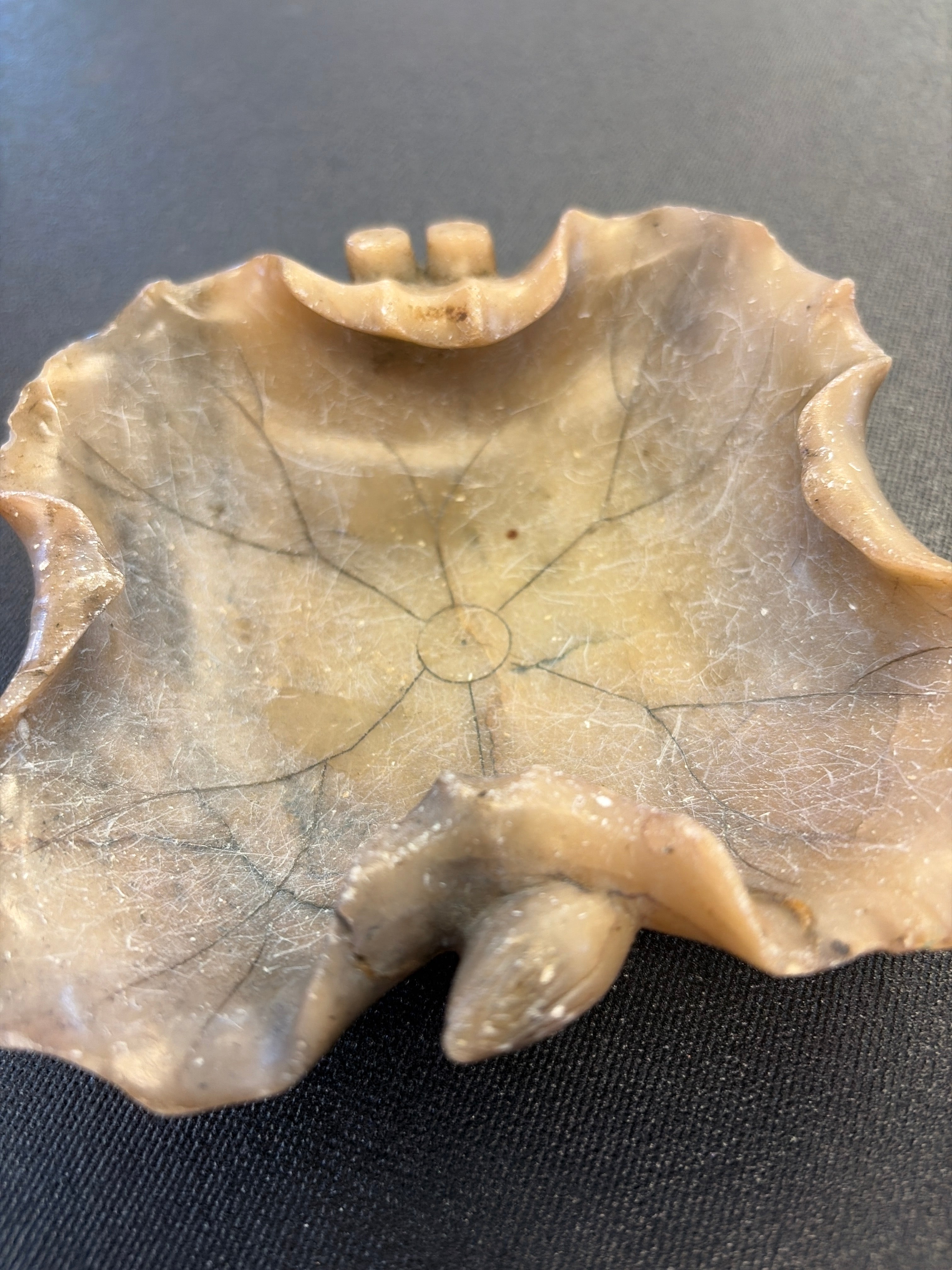 Antique Carved 19th Century Chinese Soapstone Bowl
