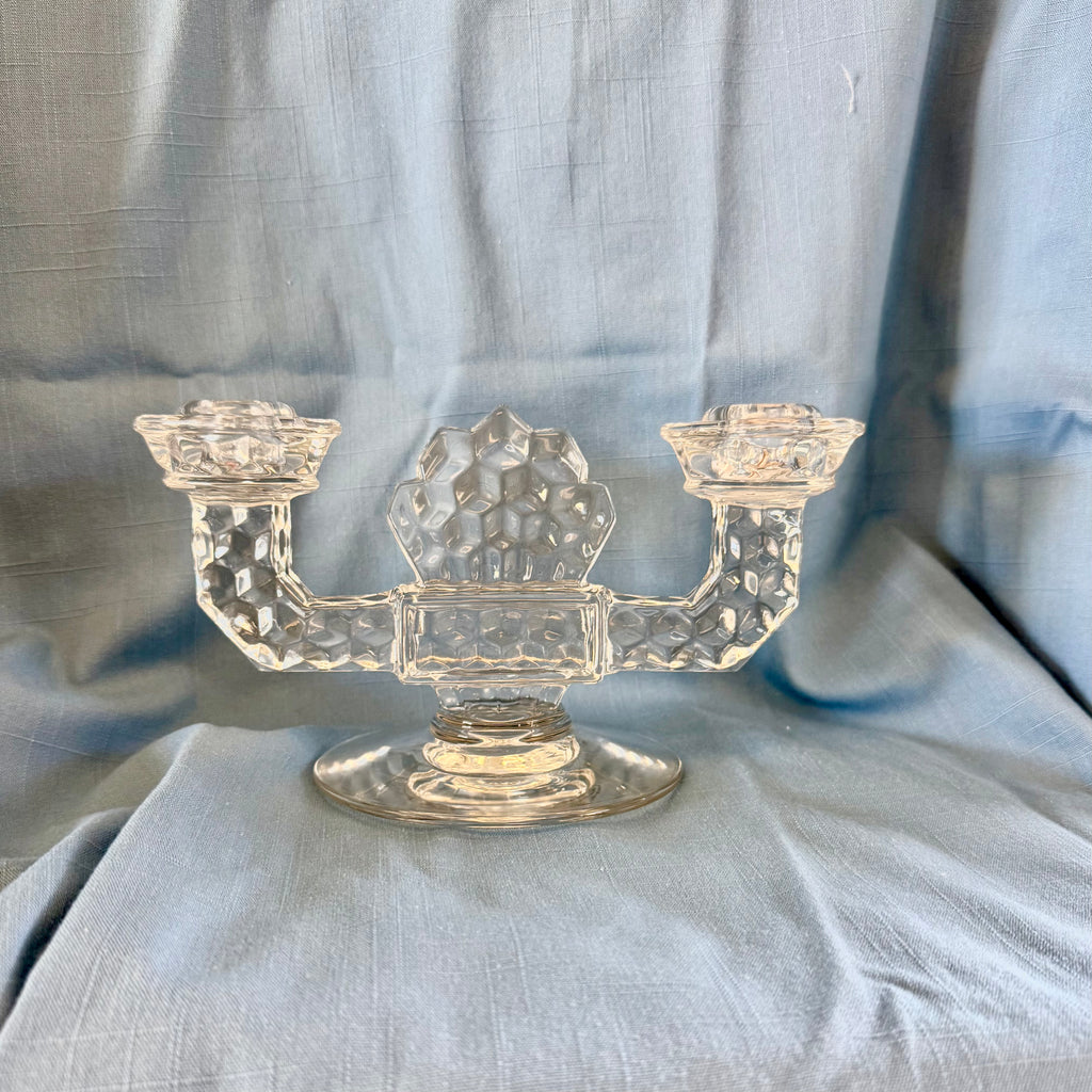 Glass Candlestick
