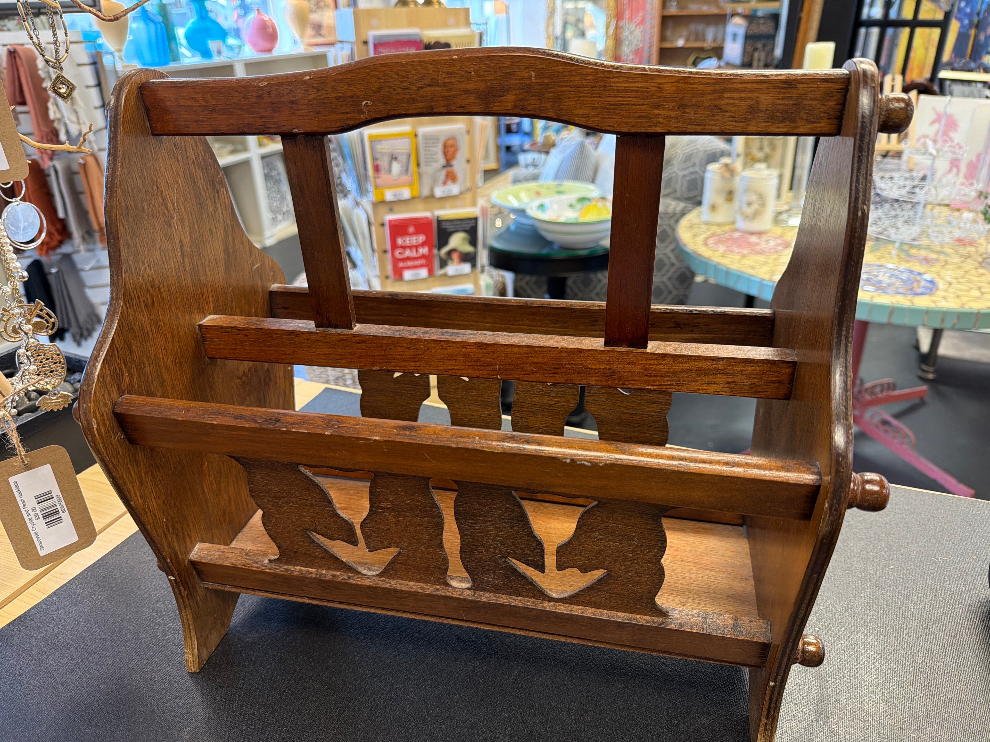 Vintage Magazine Rack
