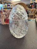 Vintage cut crystal egg
