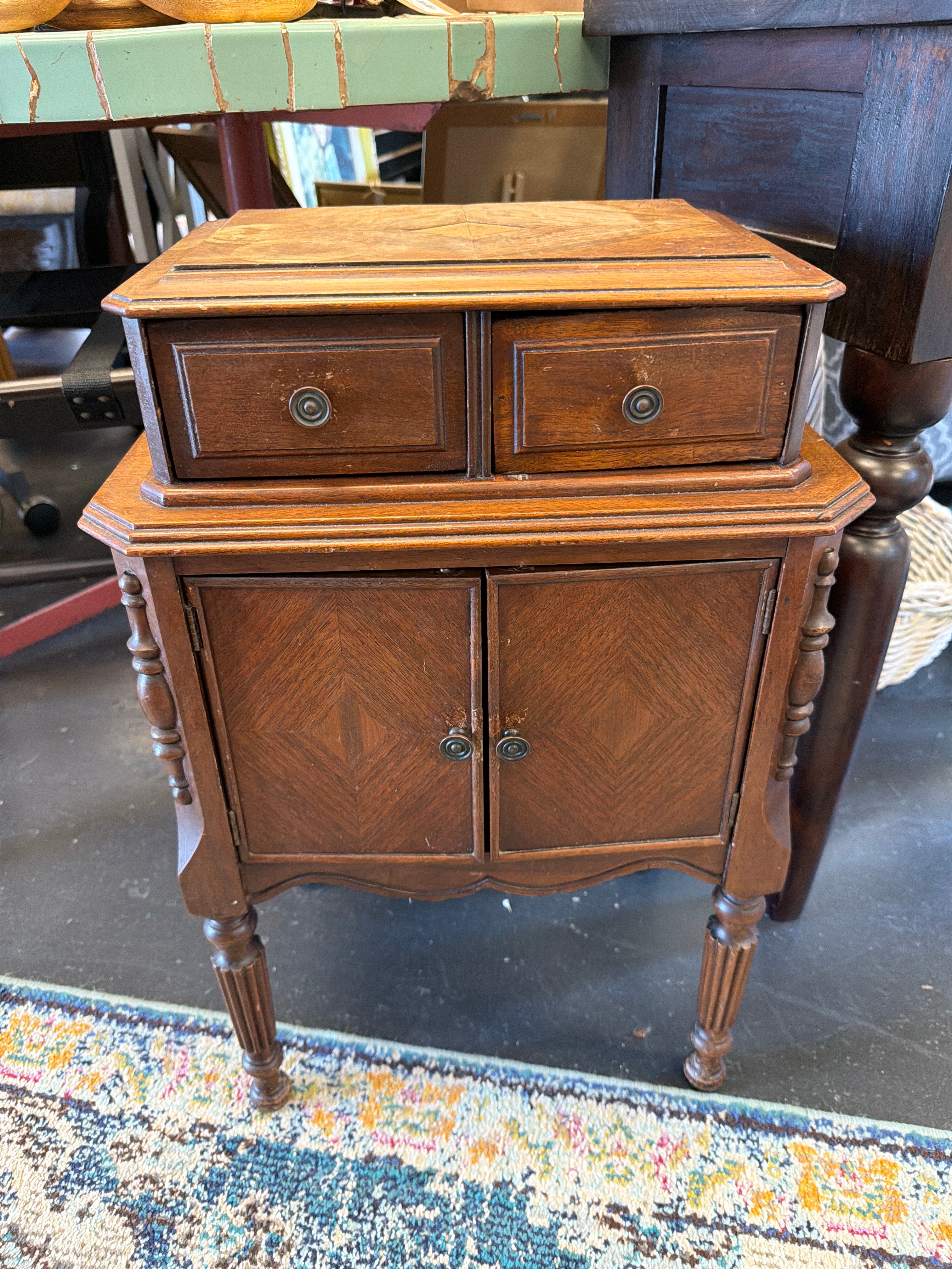 1920s Smoking Stand/ Humidor
