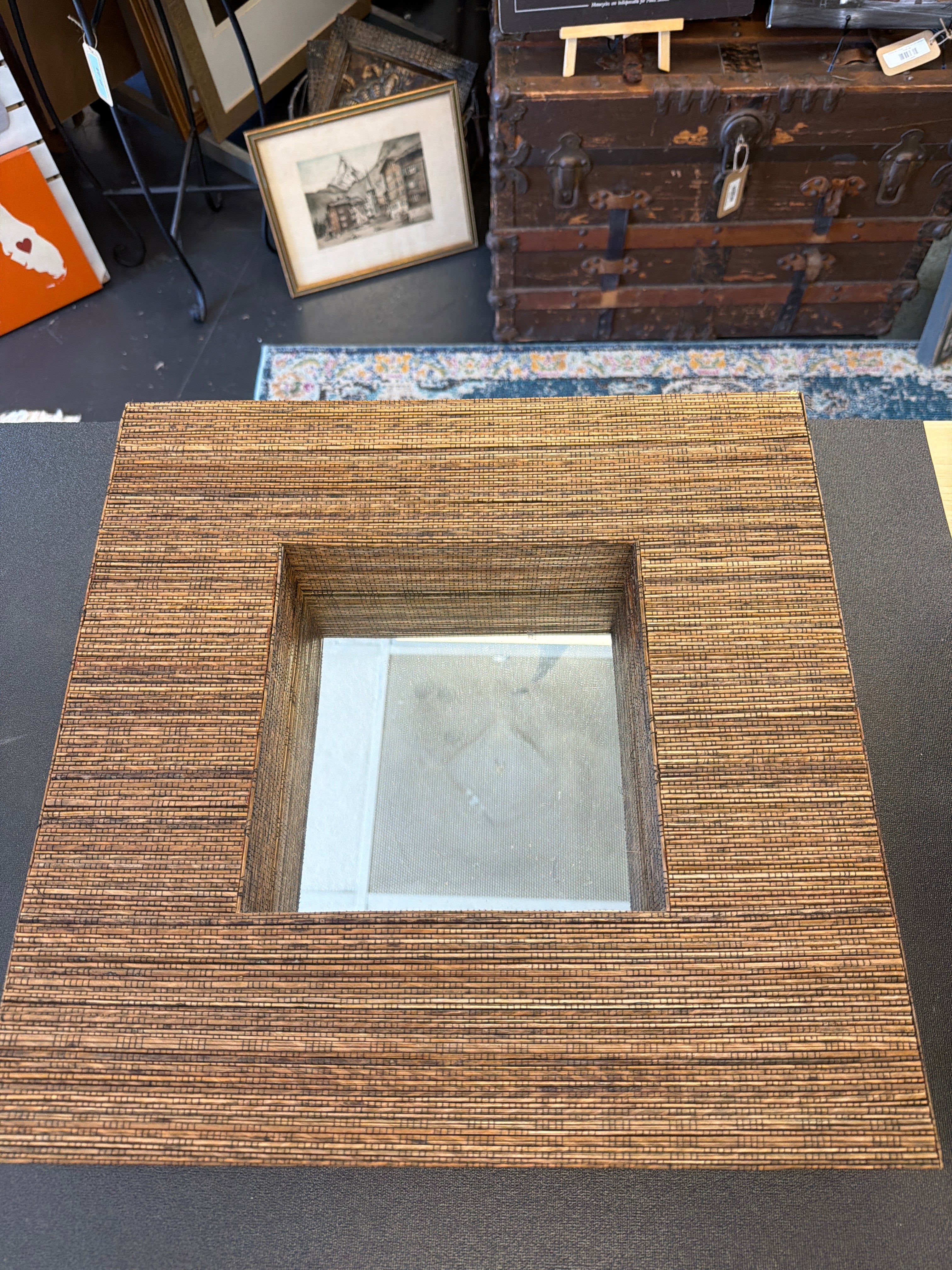 Crate and Barrel Square Mirror