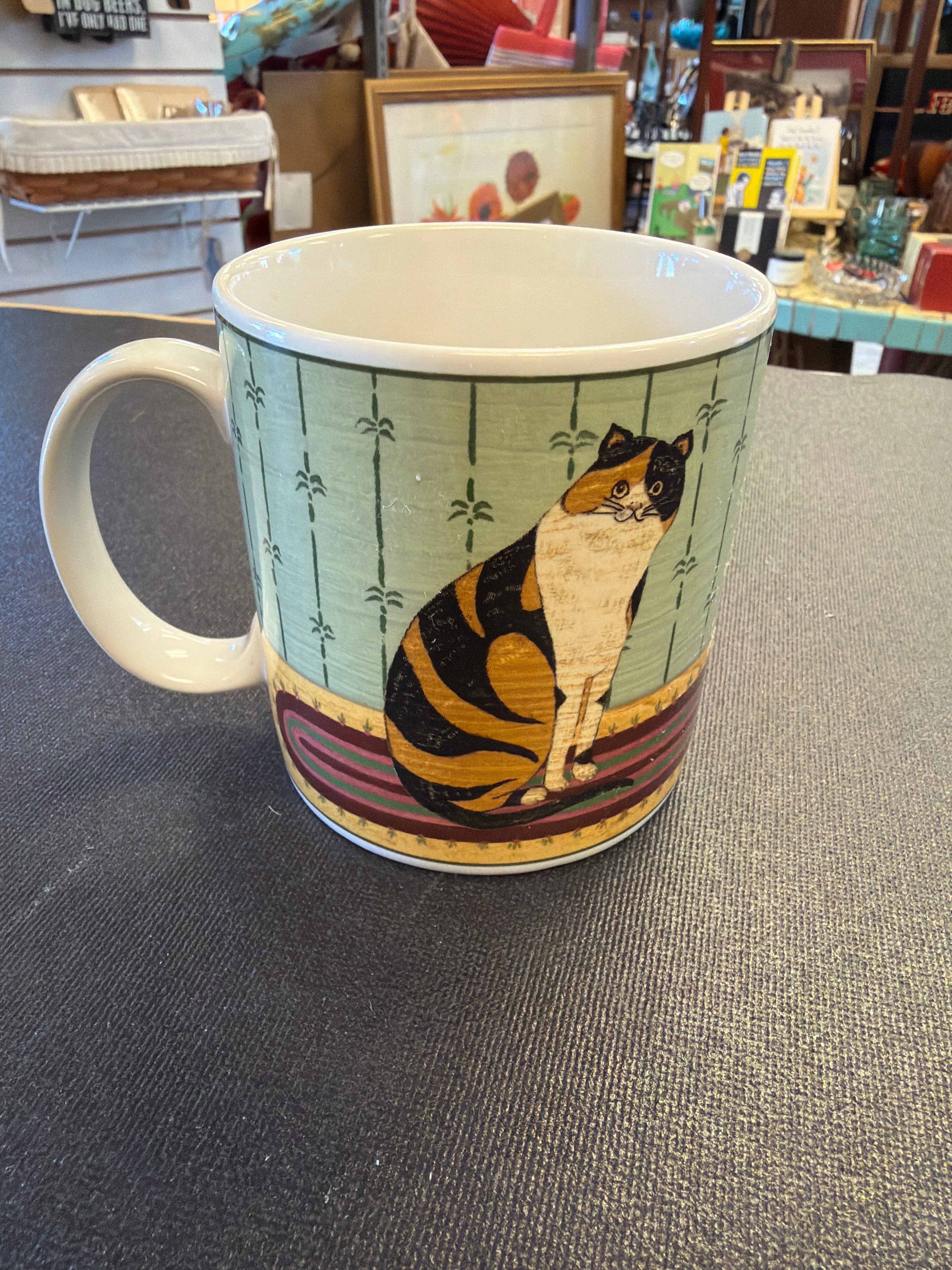 1999 Warren Kimble Cat Collection ceramic mug