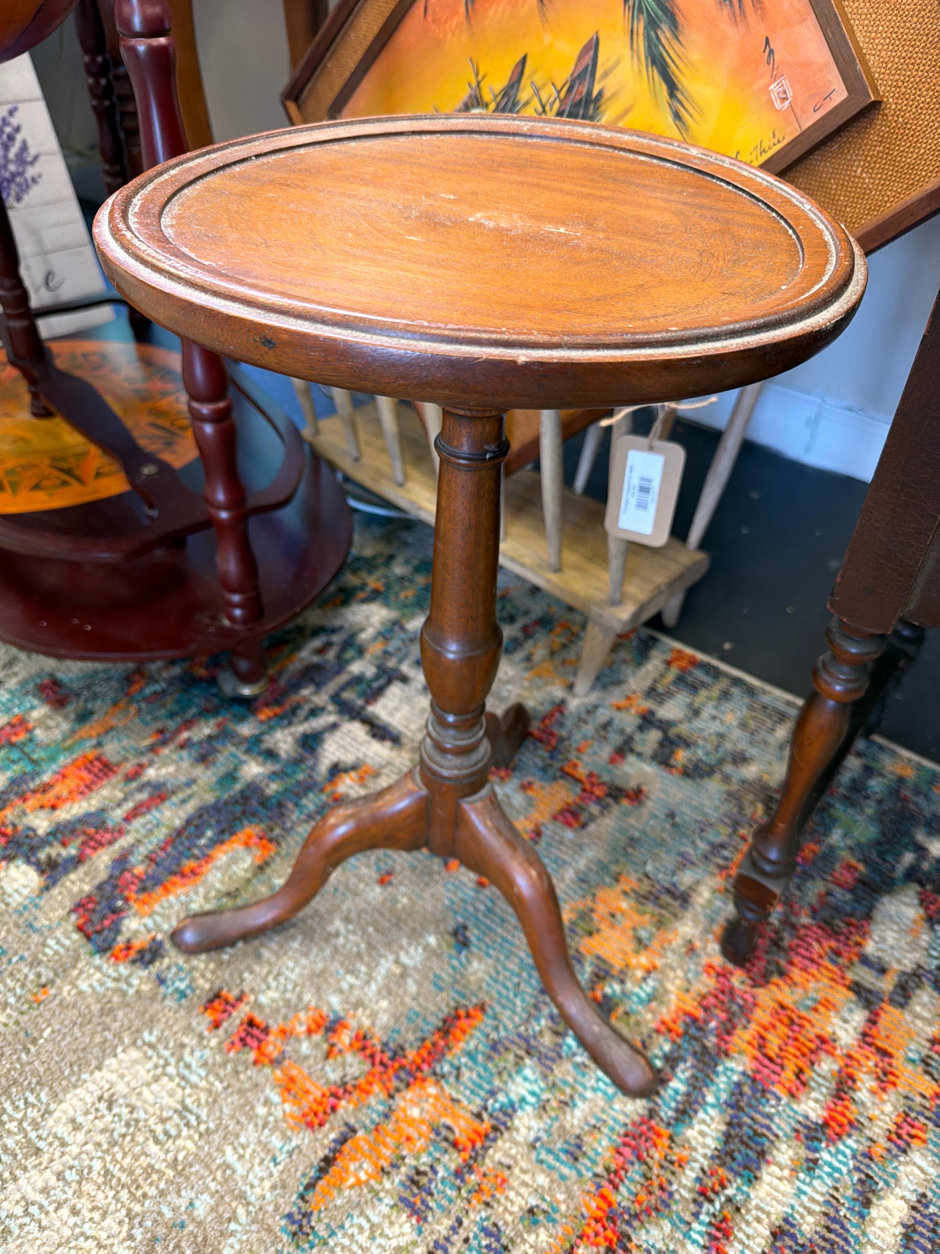 Antique Candle Table