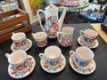 Chodovia Domazlice colorful floral tea set