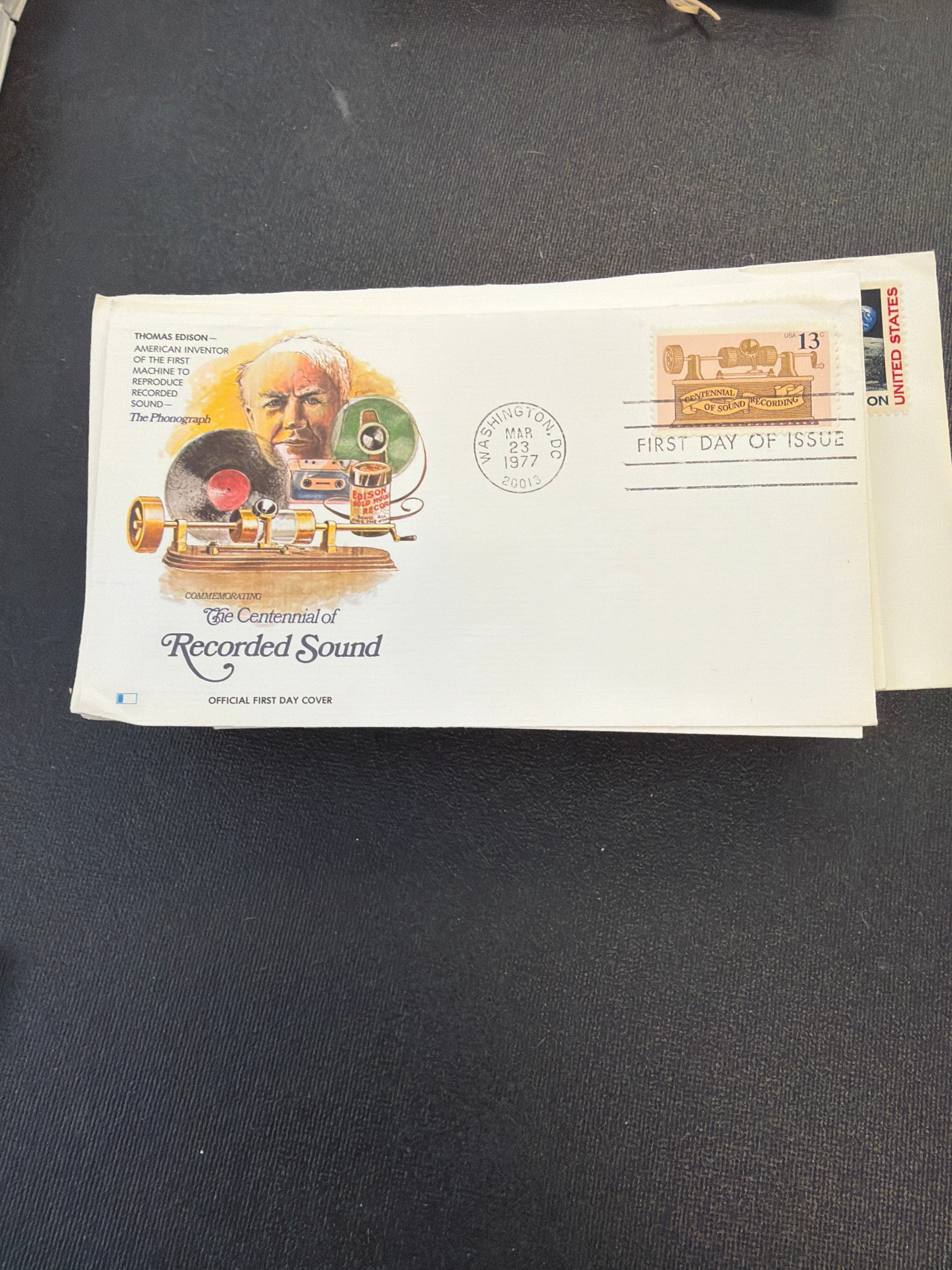 Historical Acts, Events, and Progression first edition stamps, and envelopes