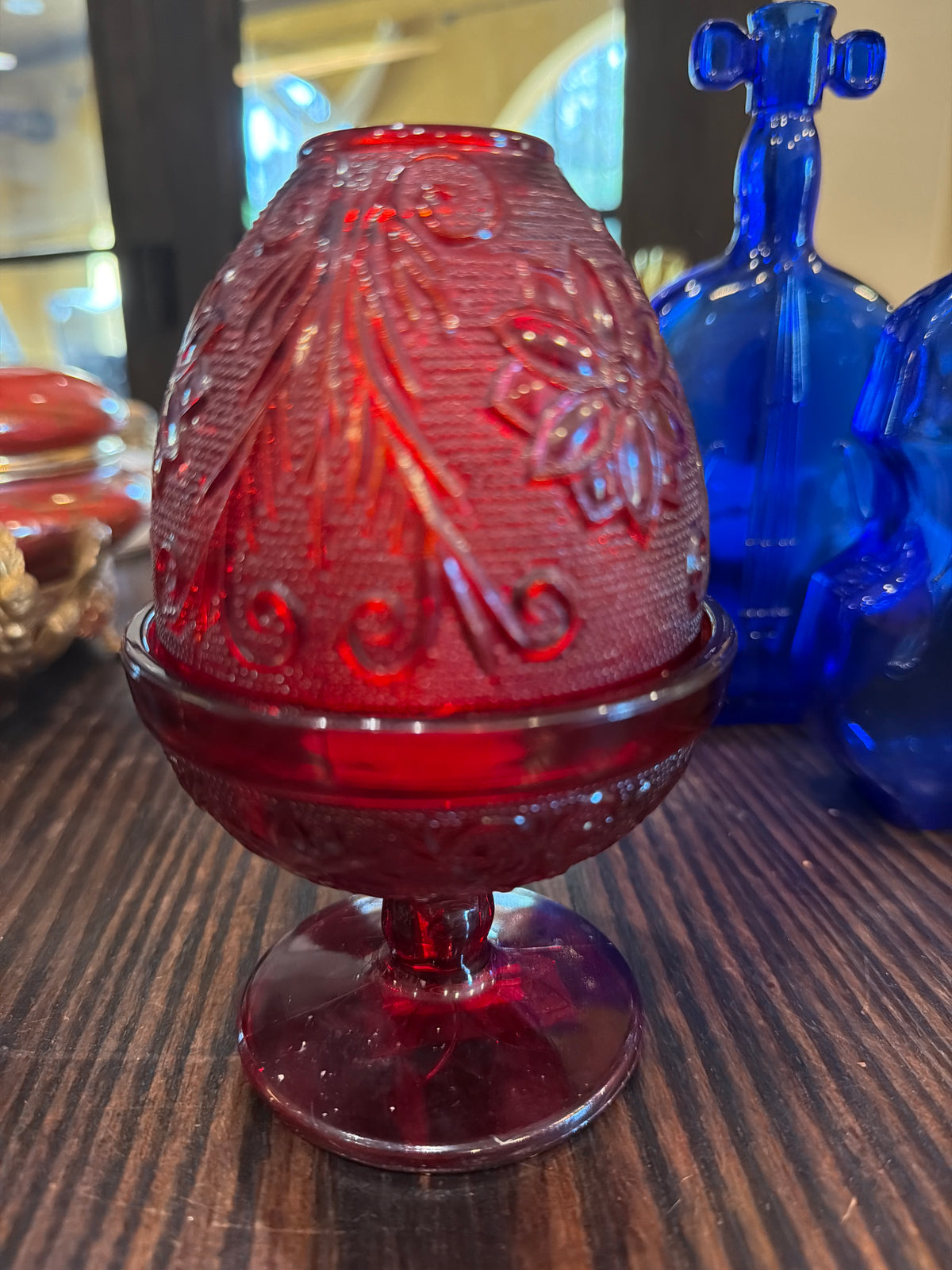 Indiana Glass Company for Tiara Exclusives Fairy Lamp