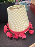 Pink and Green Clip-on Shade