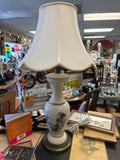 Ivory and Brass Garden Lamp