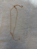 Swarovski Rose Gold Infinity necklace