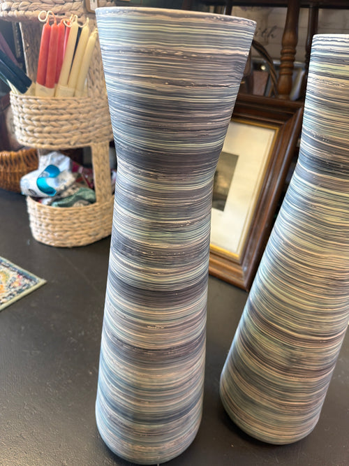 Blue and White Floor Vase