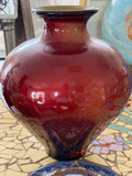 Spanish Red Painted Vase