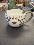 Pinky Up Chloe Leopard Cat Mug