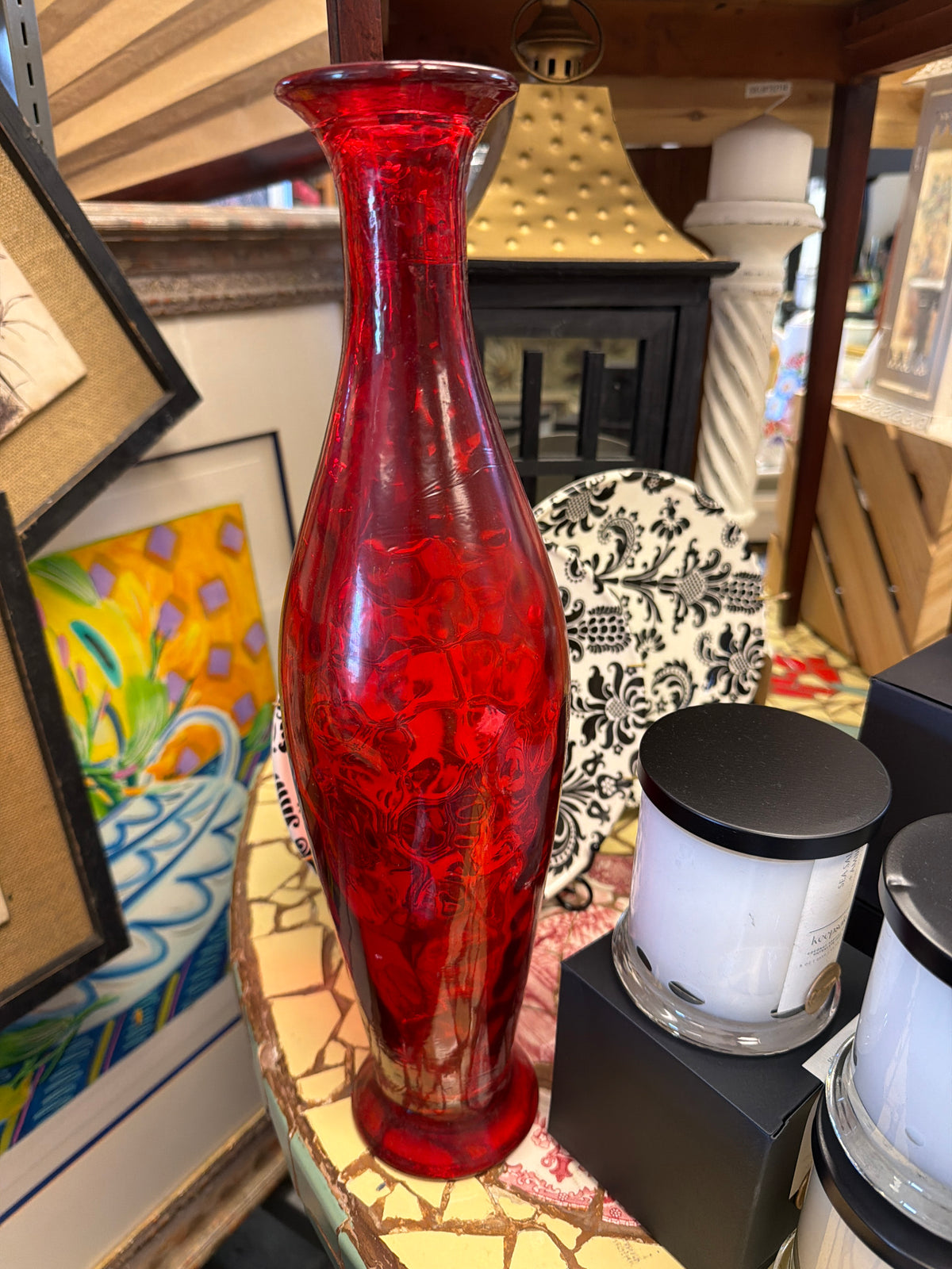 Ruby Vase