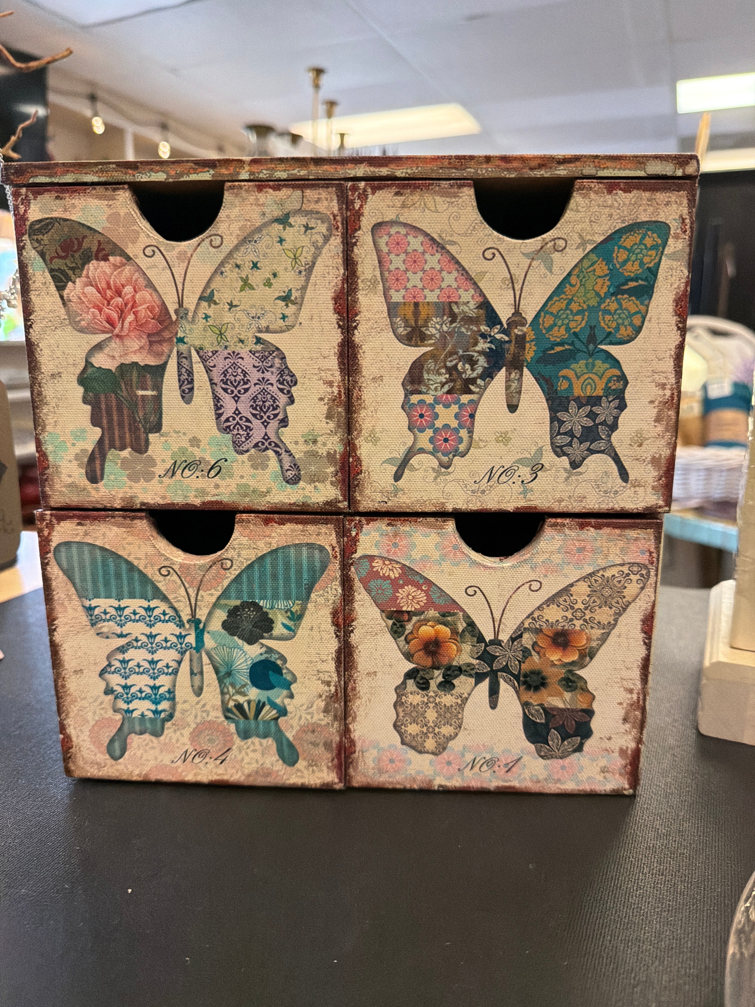 Butterfly storage chest