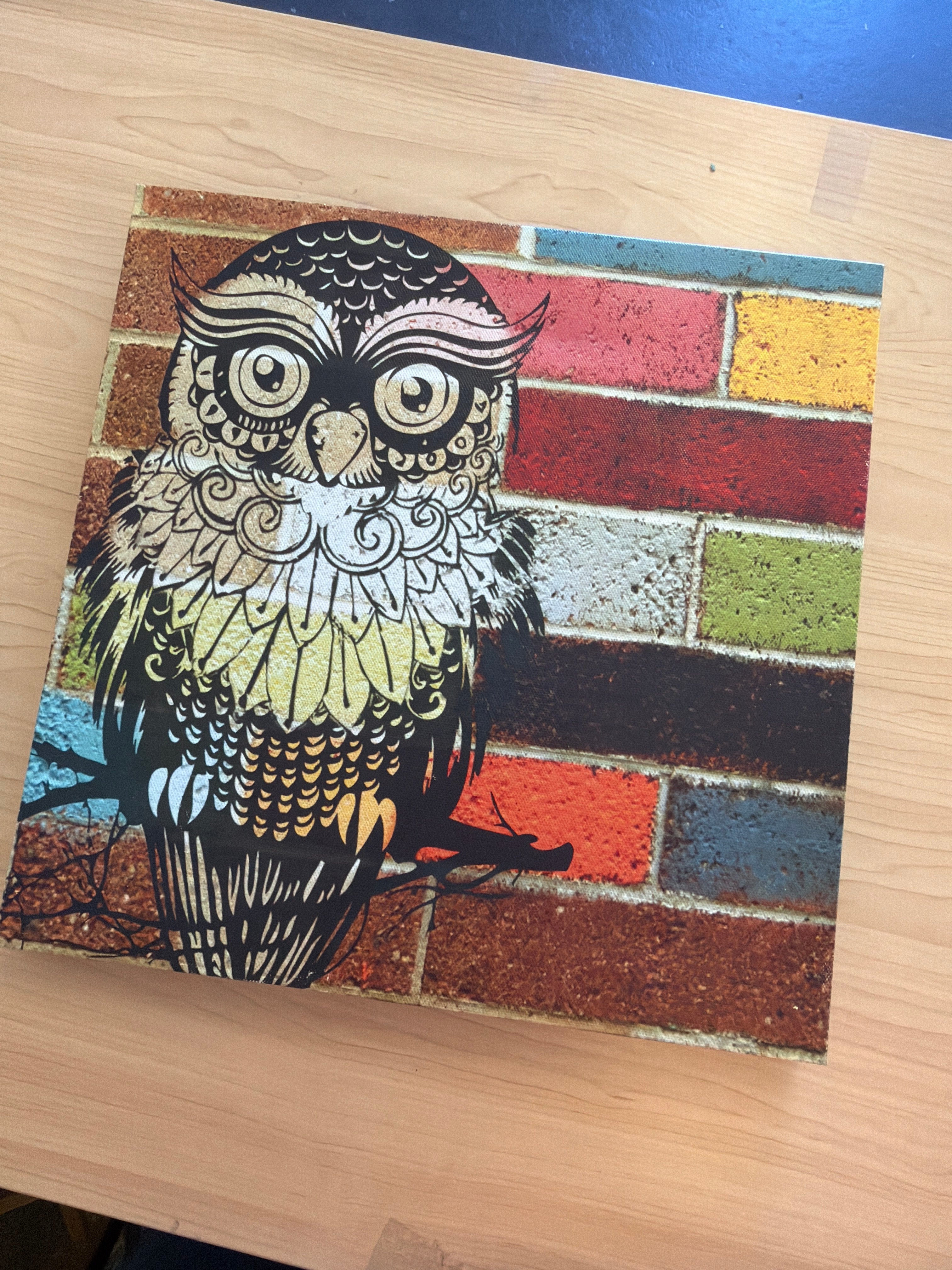 Brick Wall Owl- Piper Ballantyne
