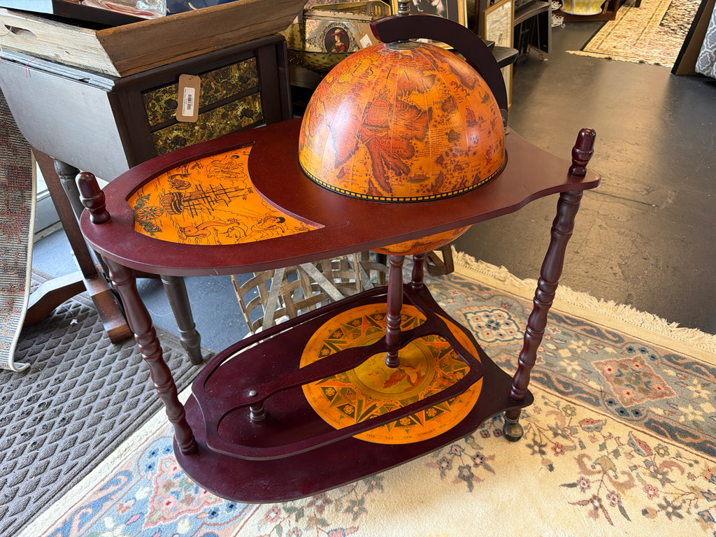Vintage Design Toscano globe bar