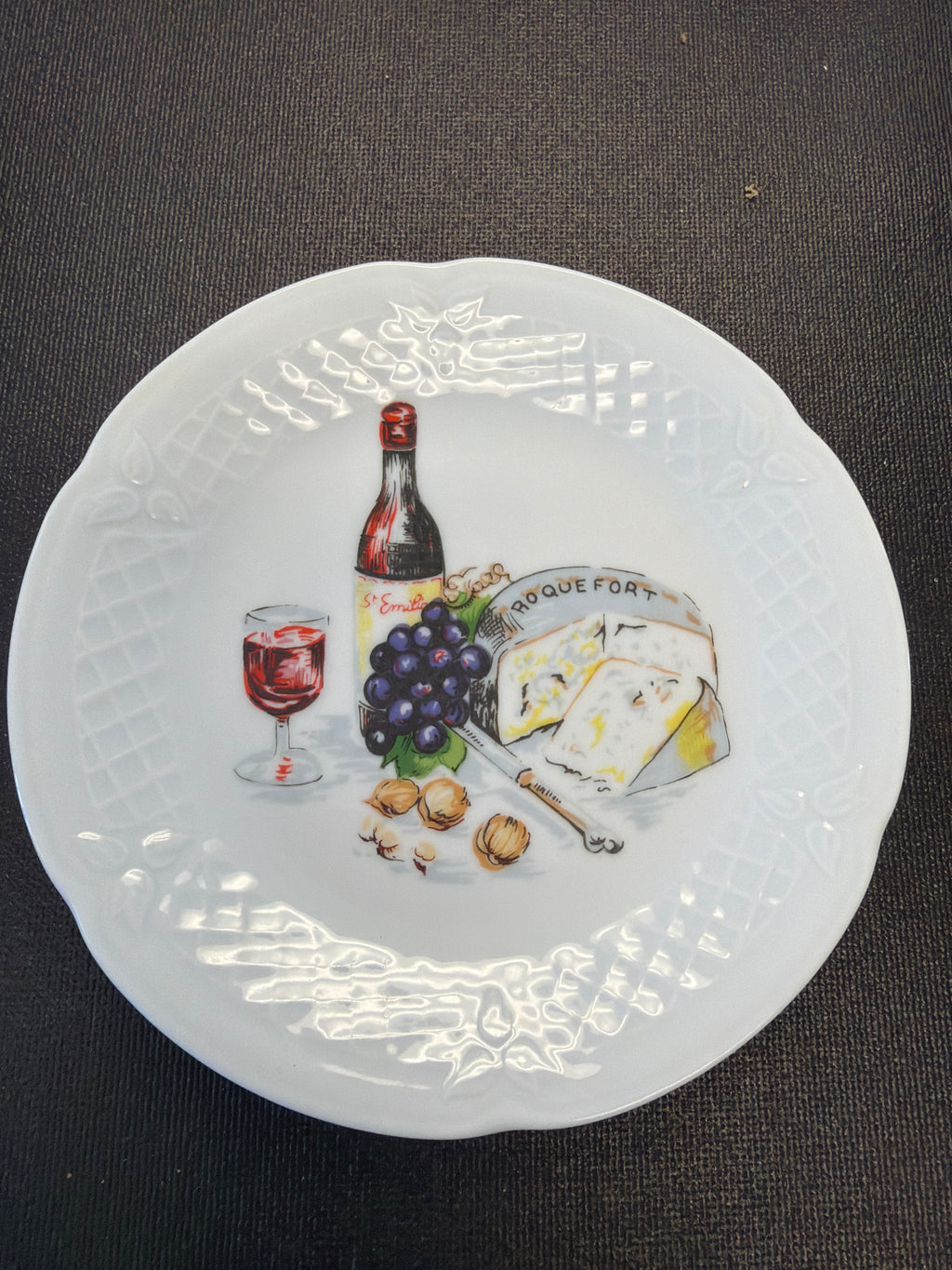 Philippe Deshoulieres "Wine & Cheese" canape plates (6)