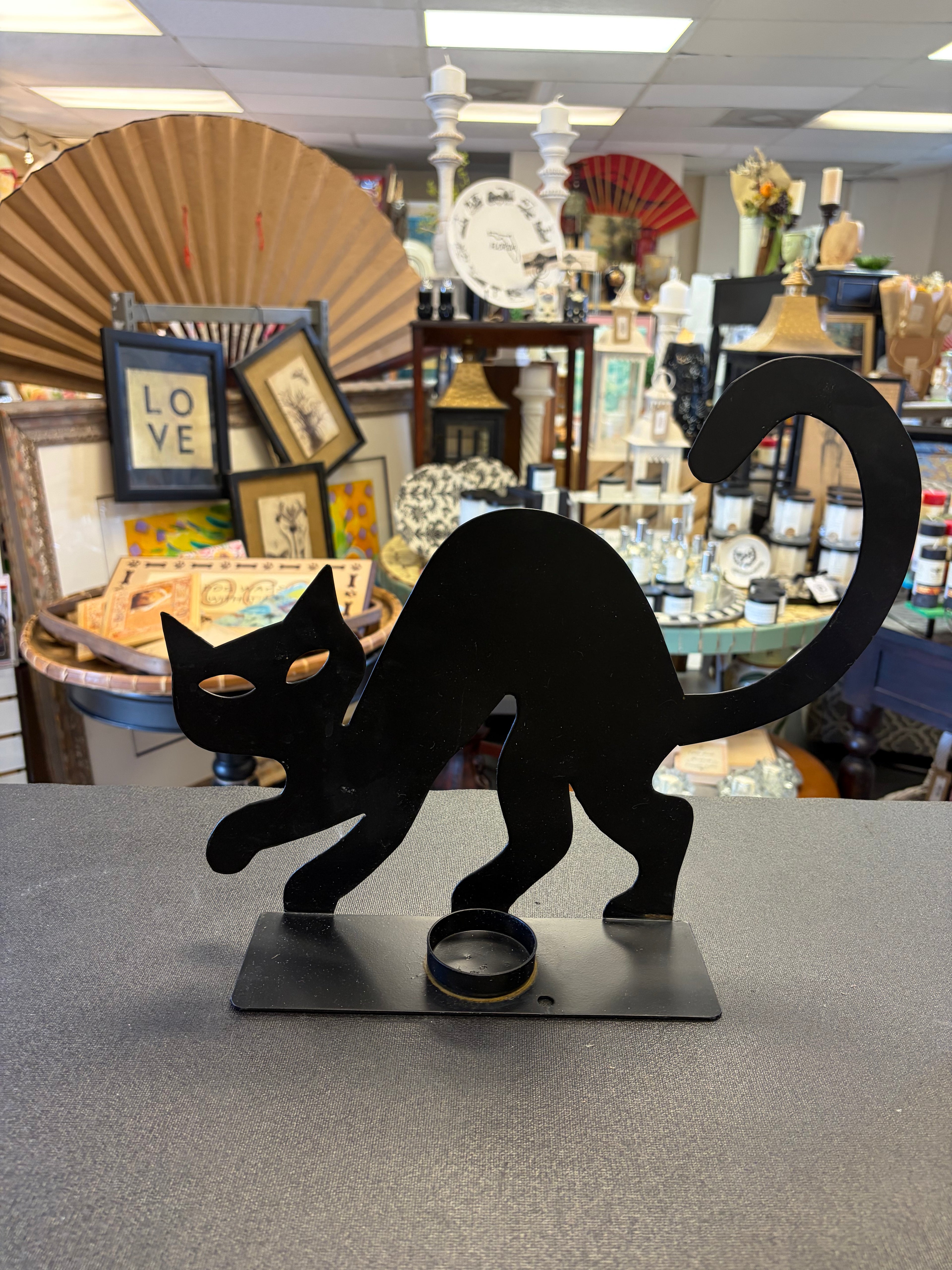 Shadow Cat Sconce