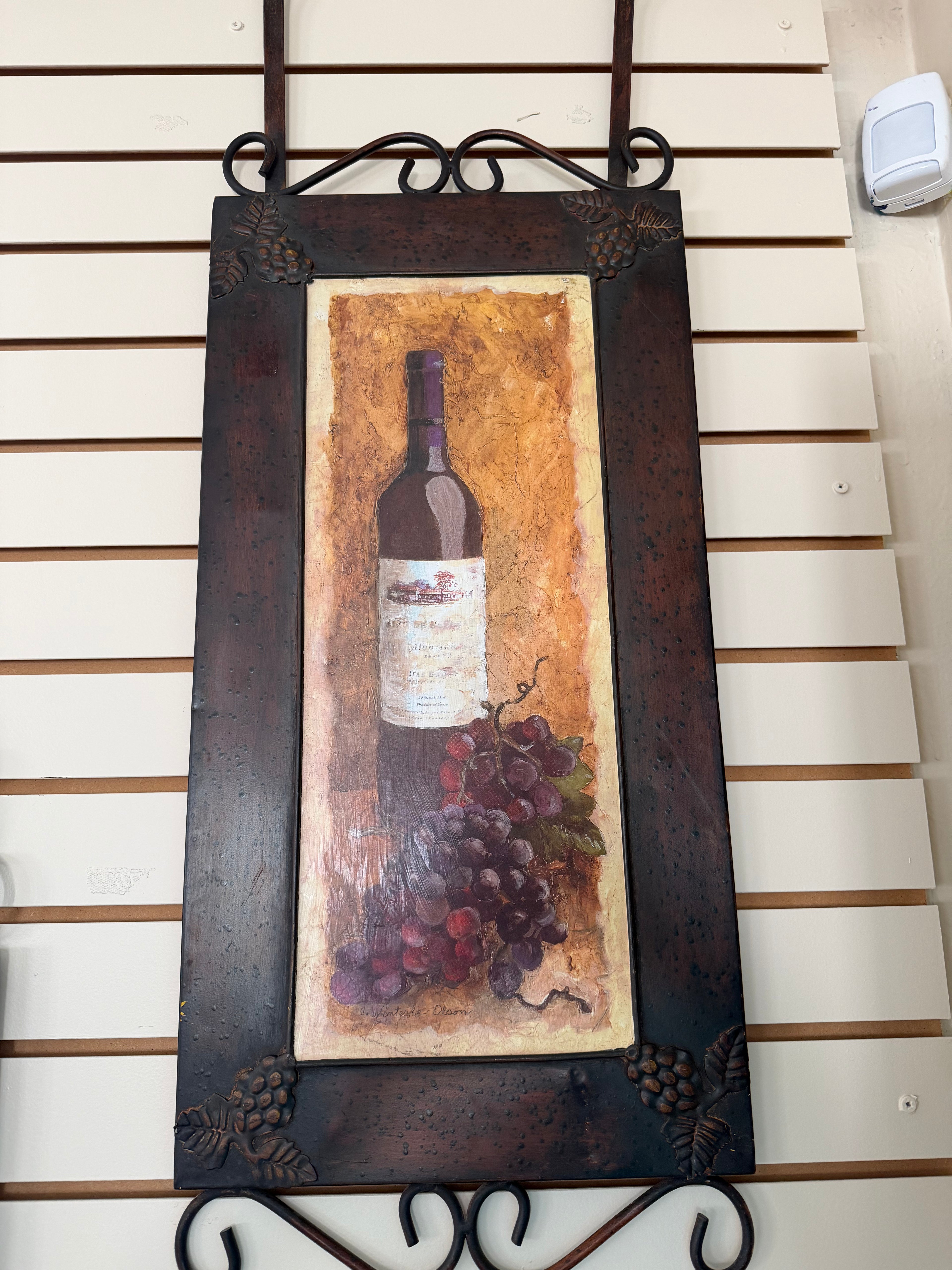 Single French Wine sign