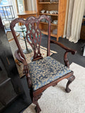 Clawfoot armchair
