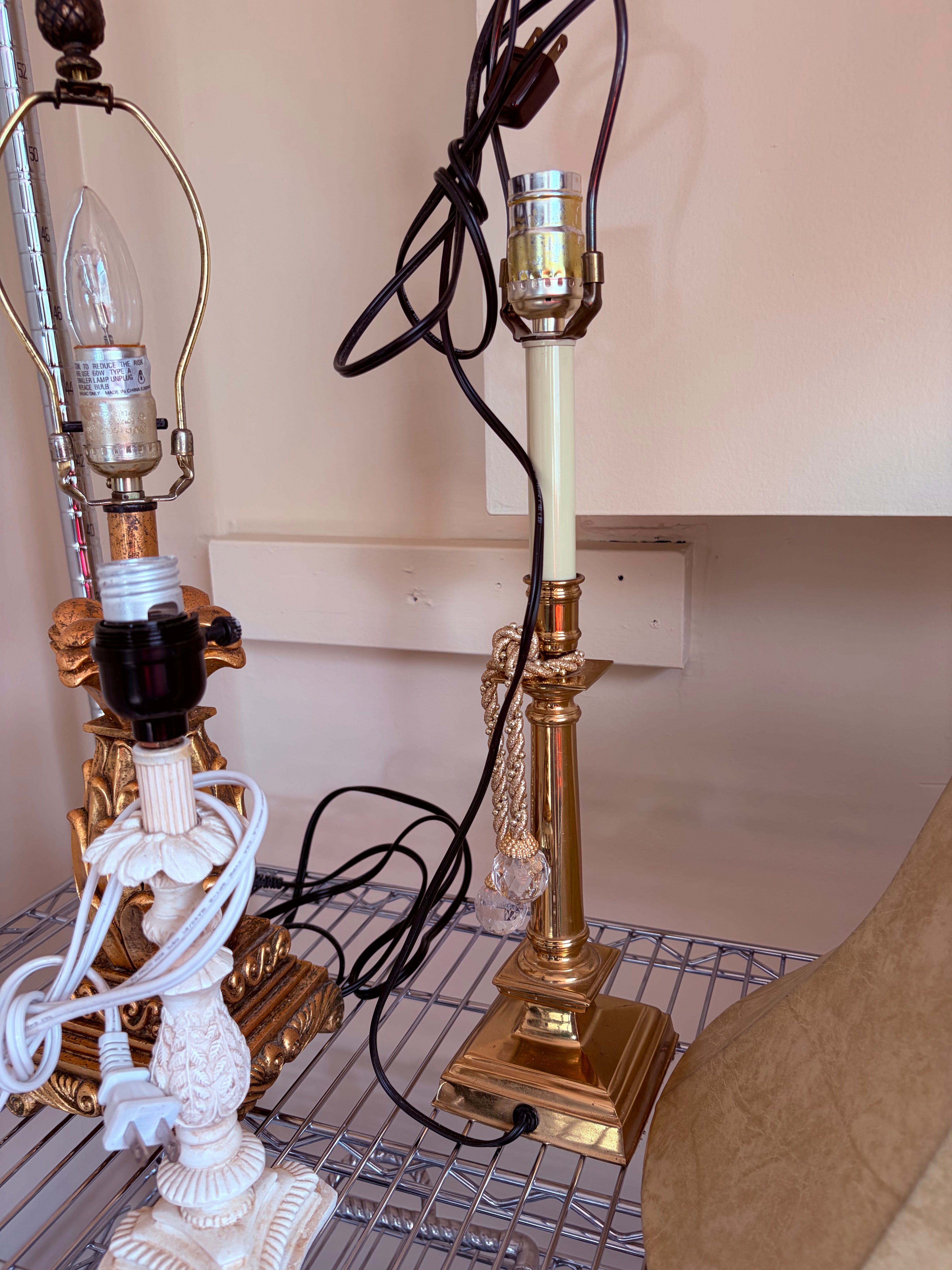 Gold table lamp