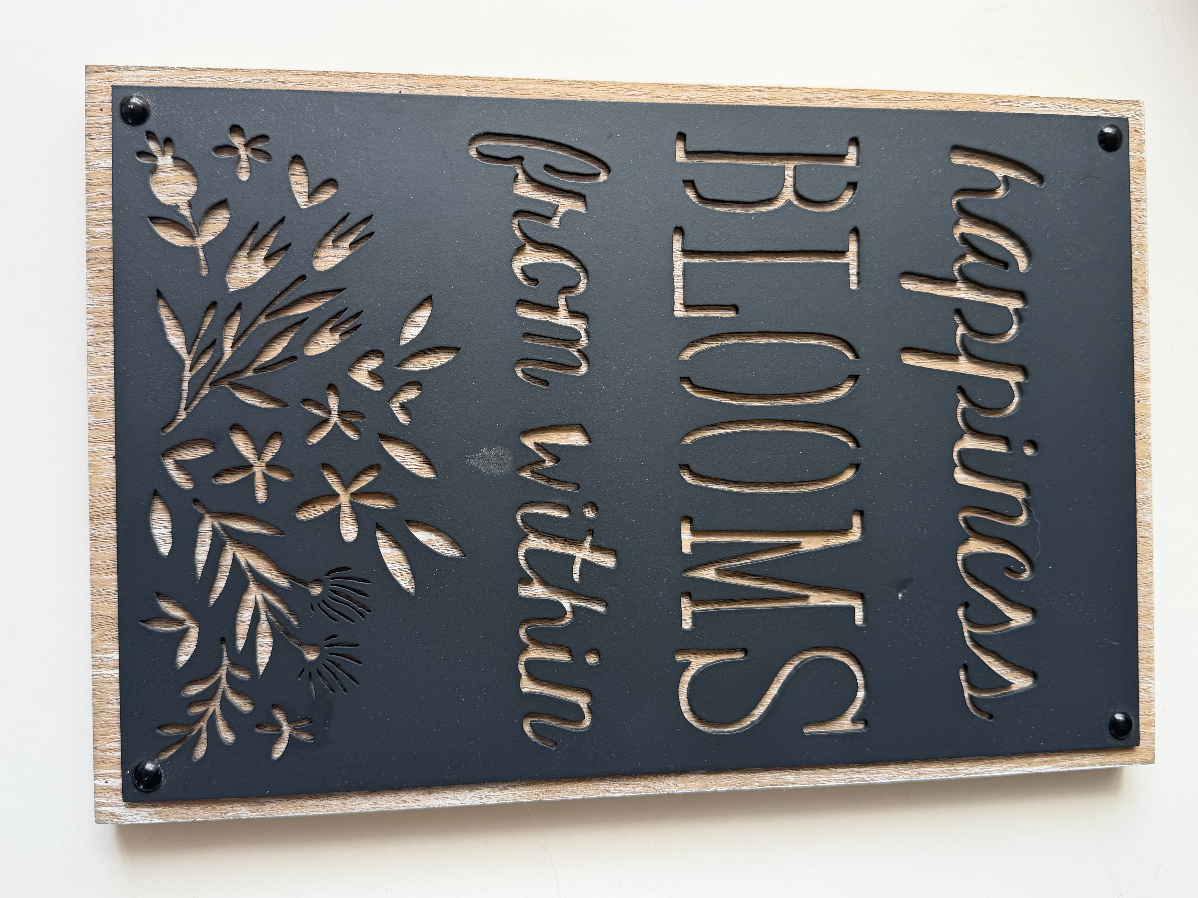 Happiness Blooms wall art