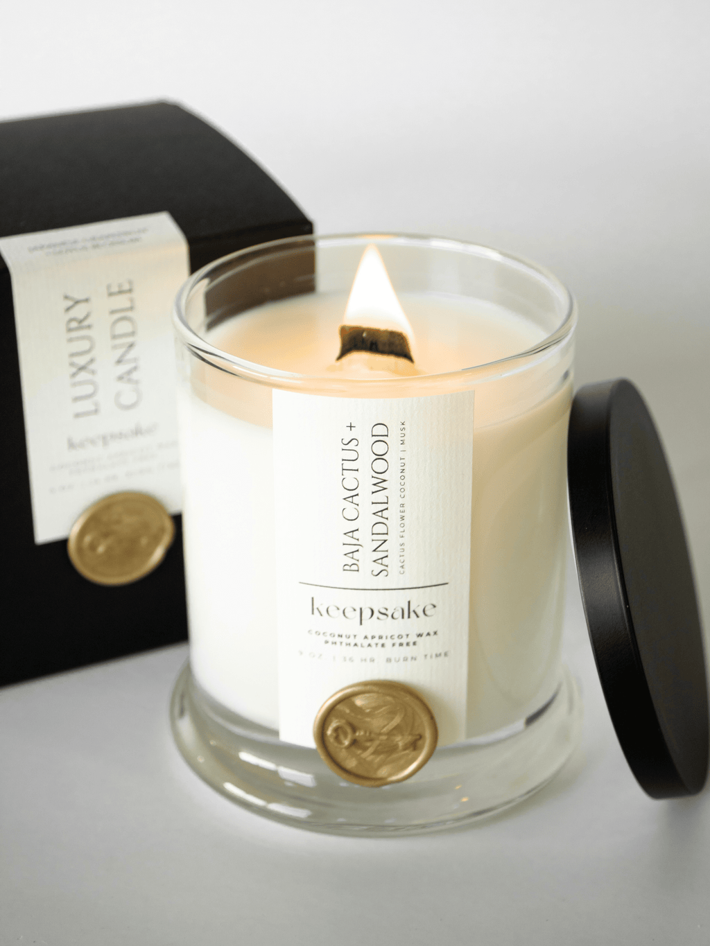 9 oz. Luxury Candle - Baja Cactus + Sandalwood
