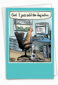 Birthday Card - Sold The Dog