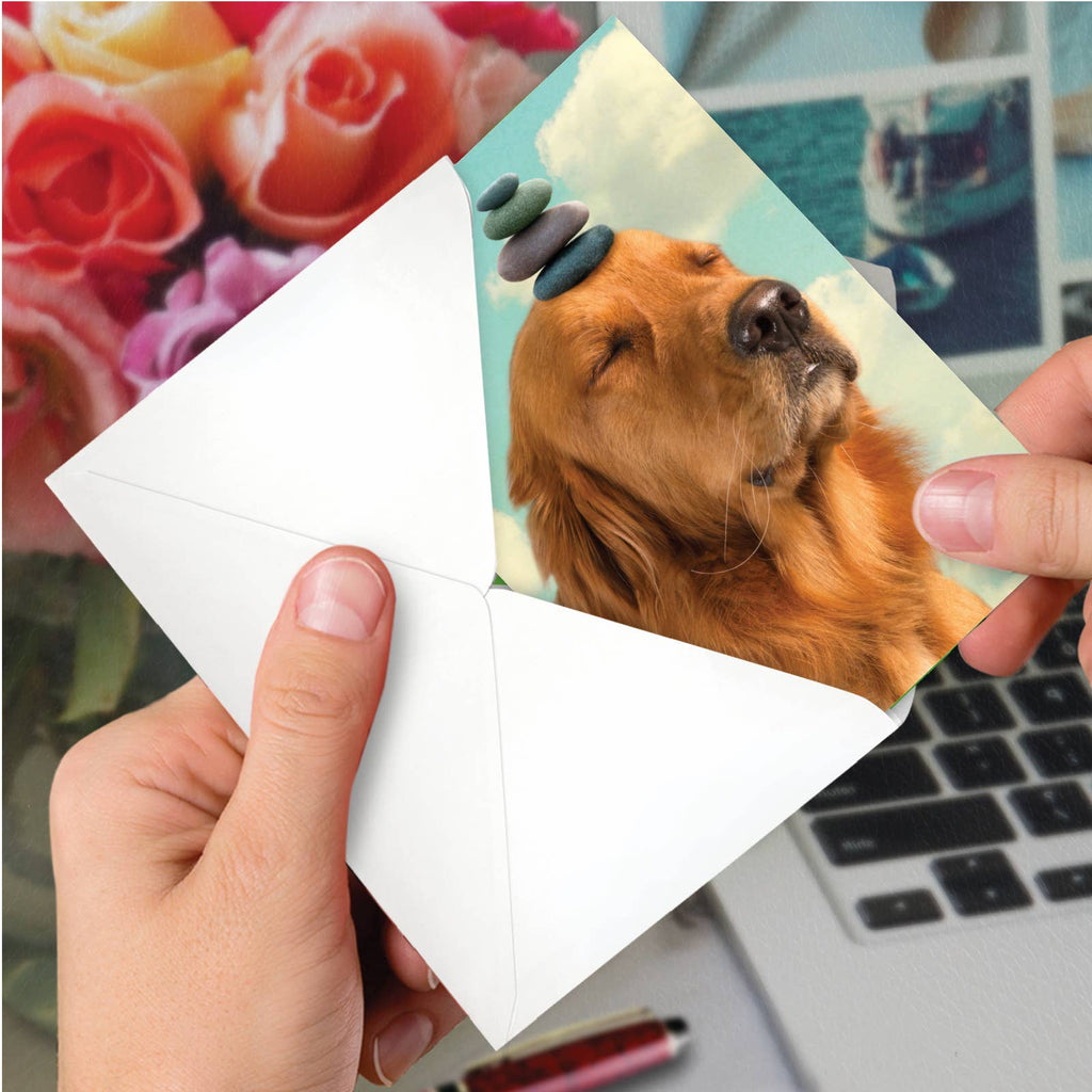 Thinking of You Card - Zen Dog