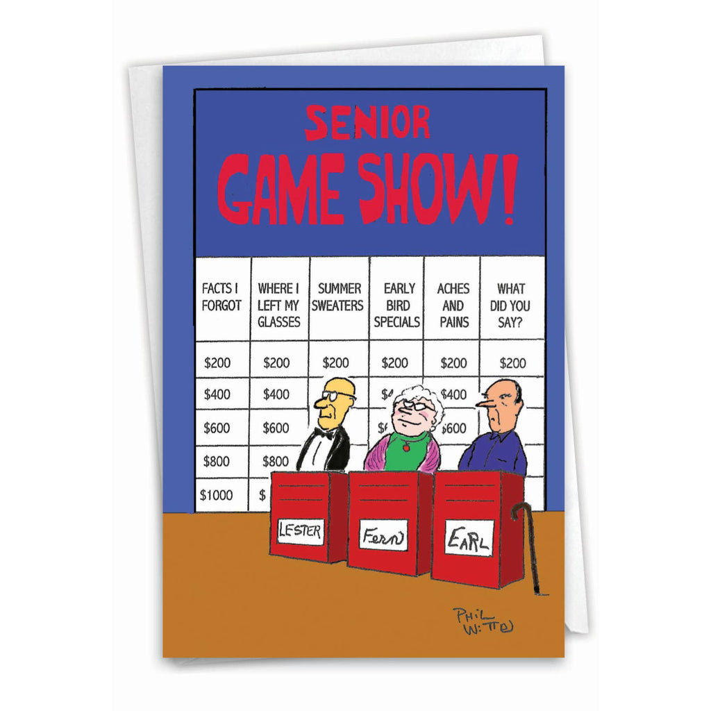 NobleWorks - Senior Jeopardy - All Occasions Card
