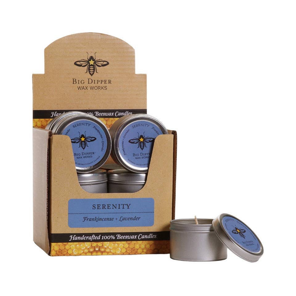 Aromatherapy Travel Tins – 100% Pure Beeswax – 1.7 oz: Single (1.7 oz) / Love (Geranium + Ylang Ylang)