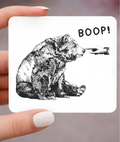 Bear BOOP! Square Metal 3 x 3 Magnet