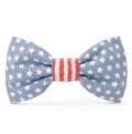 Stars and Stripes Summer Dog Bow Tie: Standard